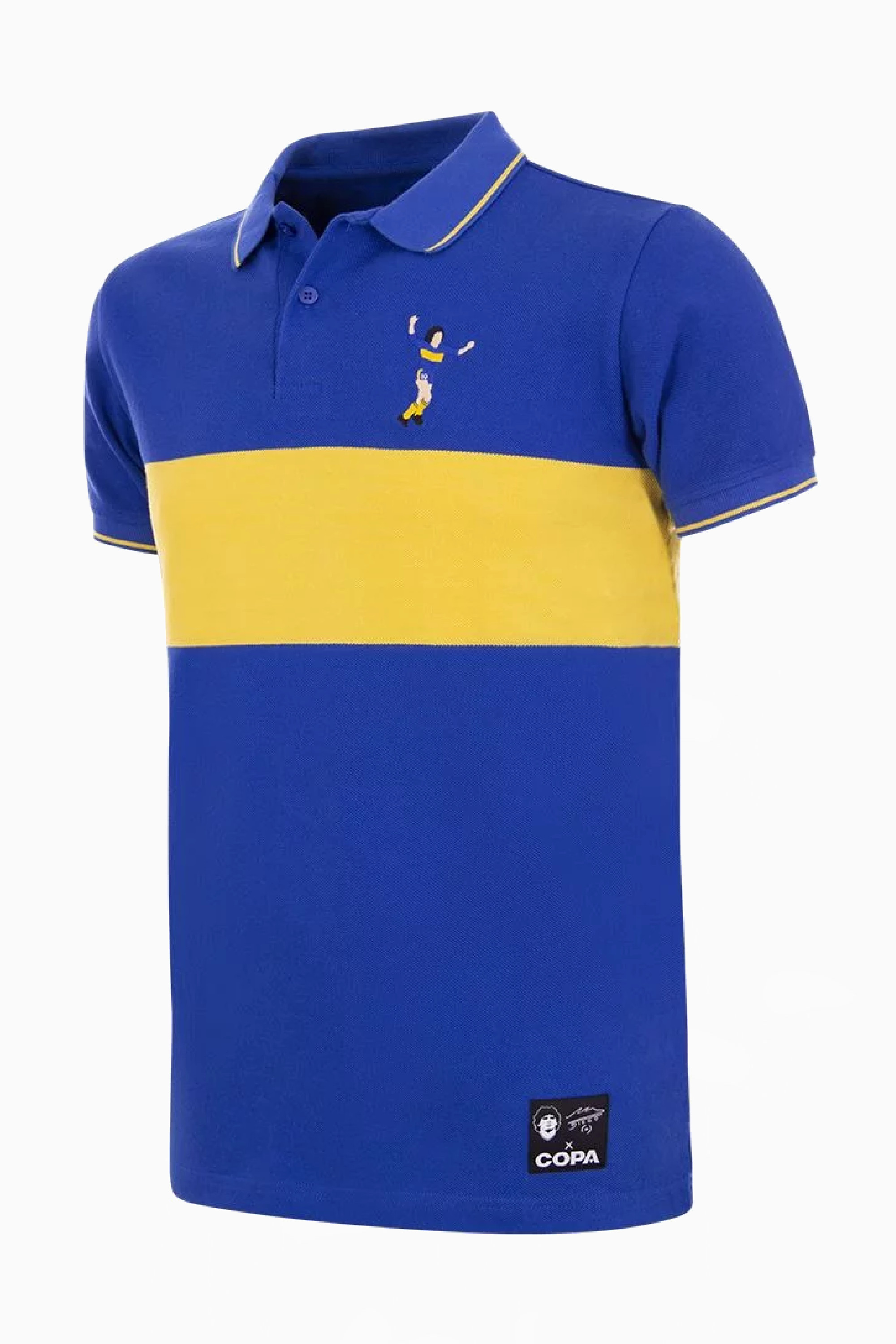 Koszulka Retro COPA x Maradona Boca Polo - Niebieski