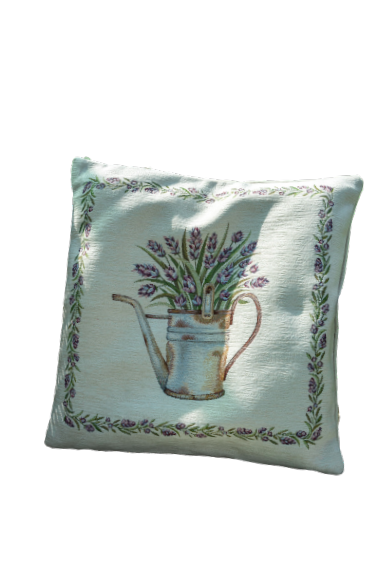 Poszewka na poduszkę LAWENDA DZBAN 40x40cm Chenille