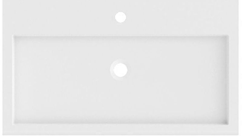 Riho Spring Vow umywalka 80x46 cm meblowa prostokątna biały mat W004002105