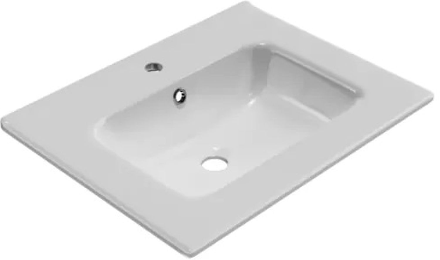 Excellent Pik umywalka 61x46,5 cm meblowa prostokątna biały CEEX.6517.600.WH