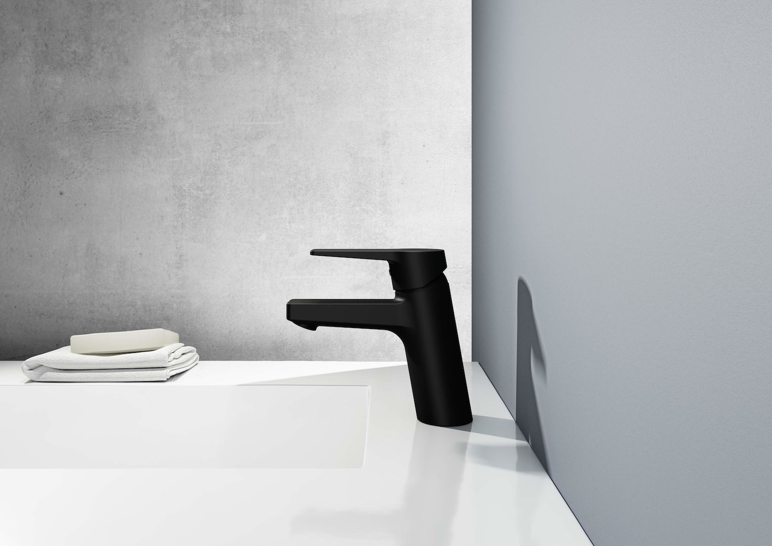 Oras Twista bateria umywalkowa stojąca czarny mat 3810F-33