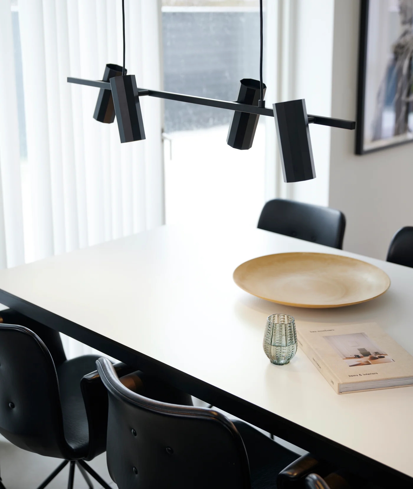 Nordlux Alanis lampa wisząca 4x15W czarna 2213423003