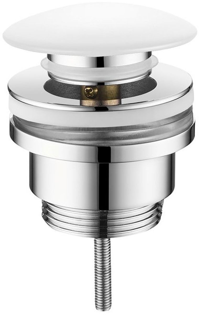 Sapho korek umywalkowy okrągły klik klak G 5/4" biały CV1002C - Wysyłka w 24h