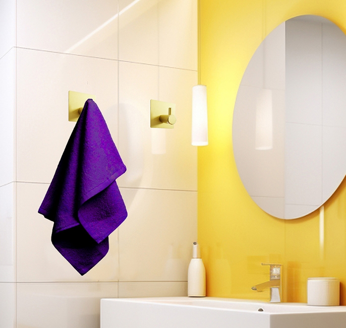 Sepio Square Gold wieszak na ręcznik złoty 10HACSQUGOL45