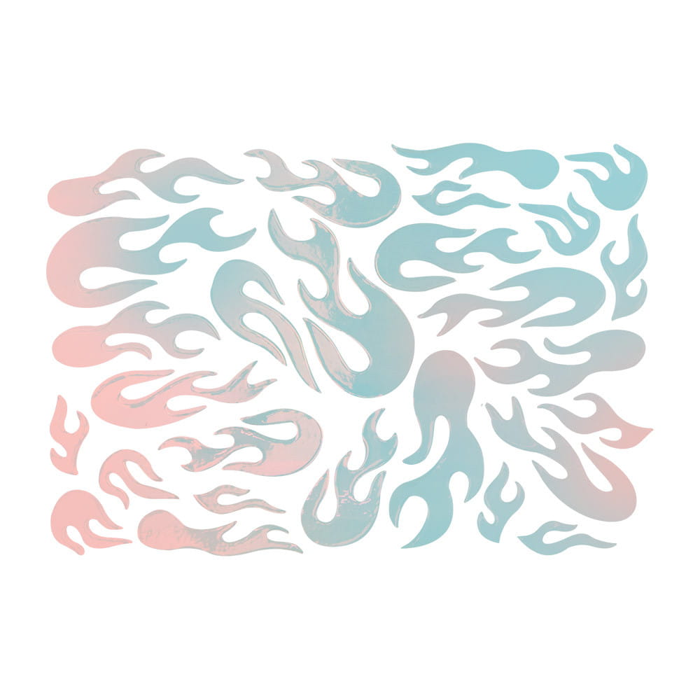 Naklejka samoprzylepna płomienie ognie ogniki Nr 9