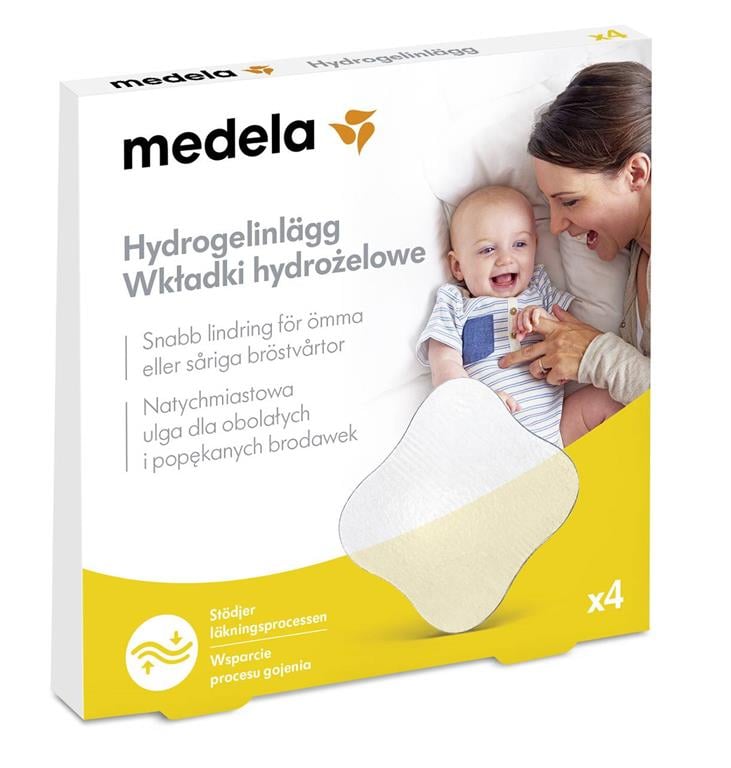 Medela Wielorazowe wkładki hydrożelowe 4 sztuki
