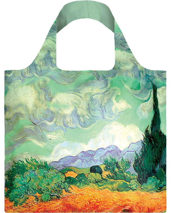Torba. Vincent Van Gogh A Wheat Field with Cypresses