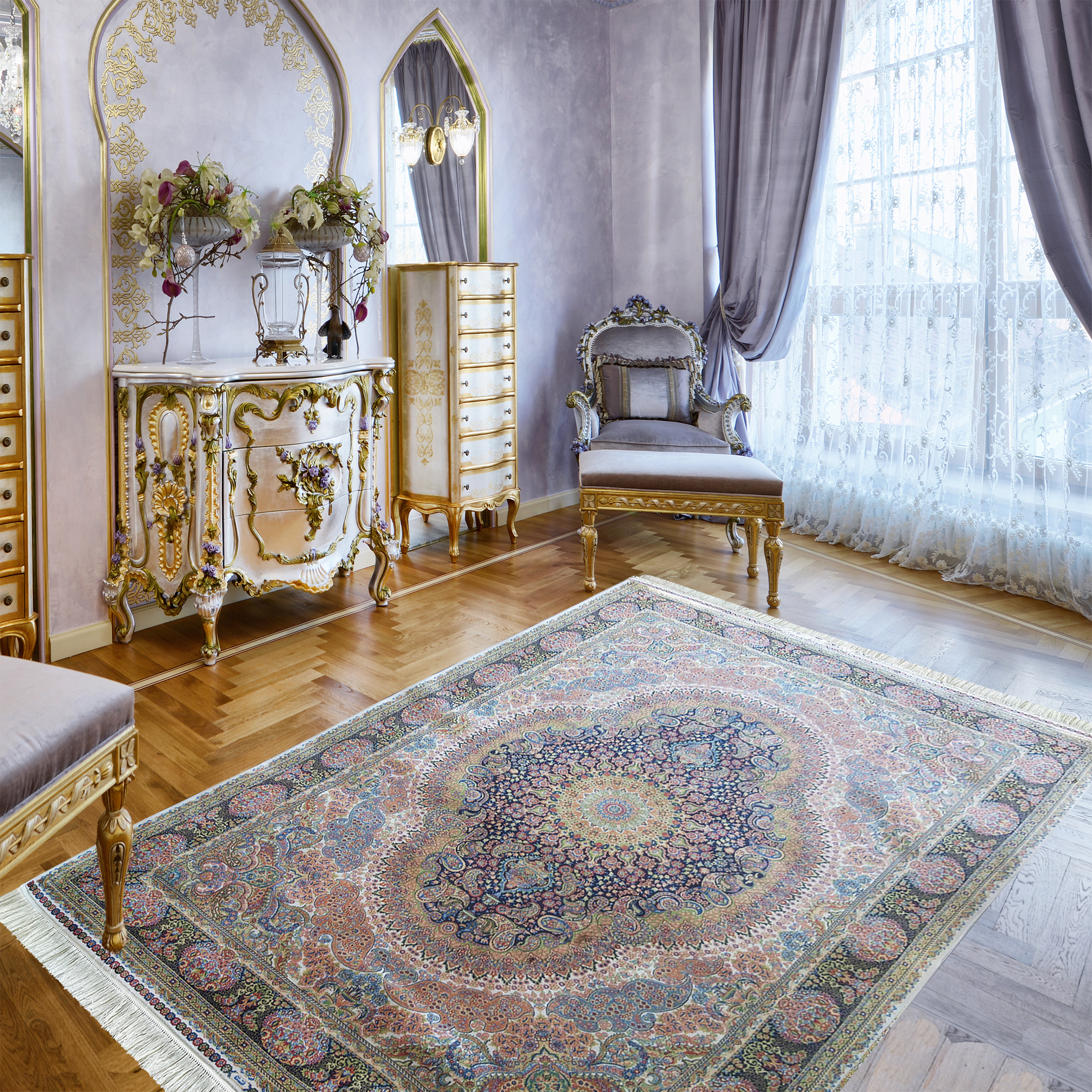 Dywan - 160 x 230 cm - Wielokolorowy - Ekskluzywny - Dywanopol