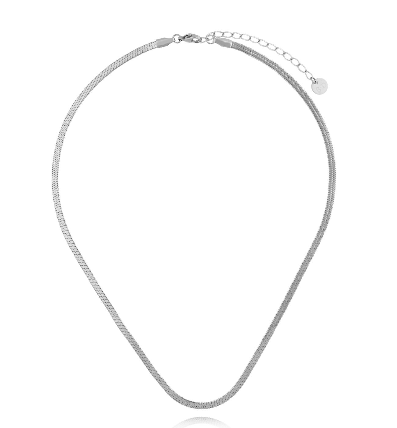 Naszyjnik żmijka srebrna NSY0548