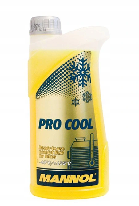 MANNOL PRO COOL PŁYN CHŁODNICZY MOTOCYKLOWY 1L - Petrostar