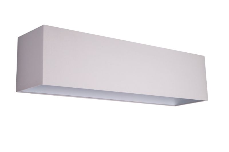 Abażur prostokątny GoodHome Riqq szary