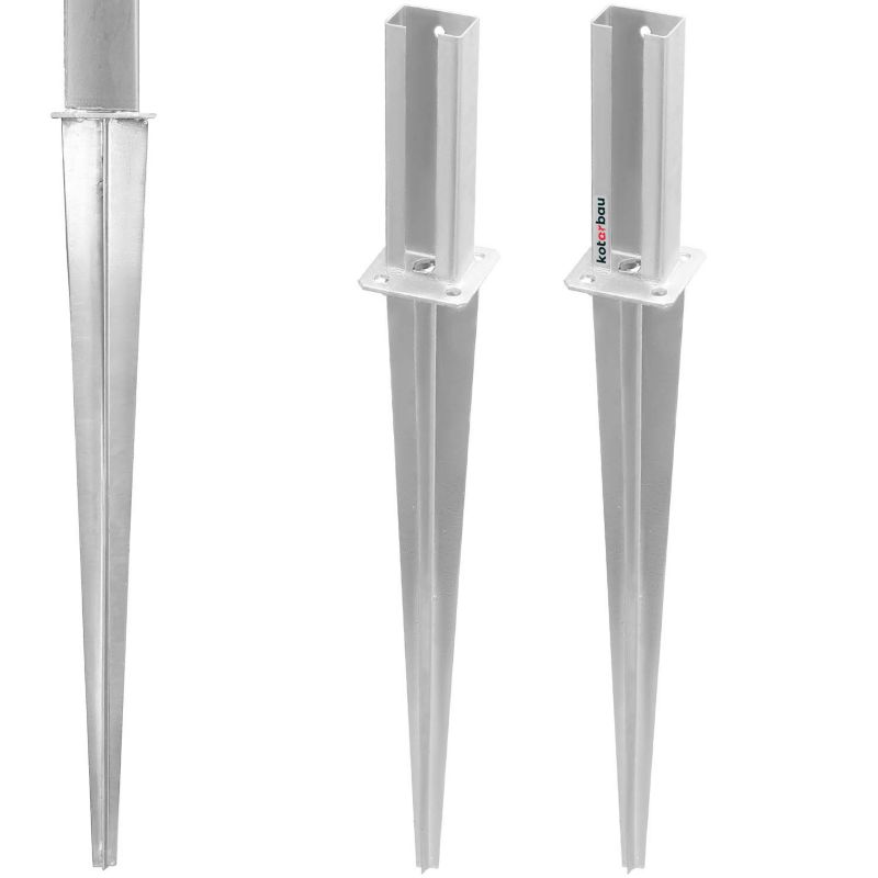 Podstawa słupa KOTARBAU wbijana do słupka panelowego 60x40 mm 2 szt.