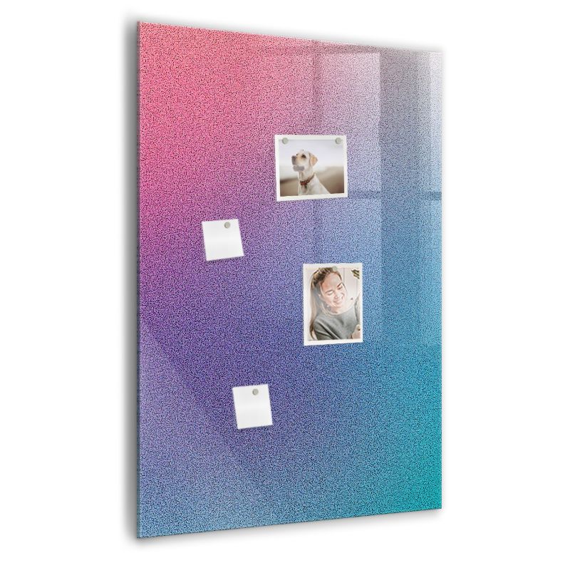 Szklana tablica magnetyczna Wallfluent 70x100 cm Gradient abstrakcja Biały marker 1 szt.