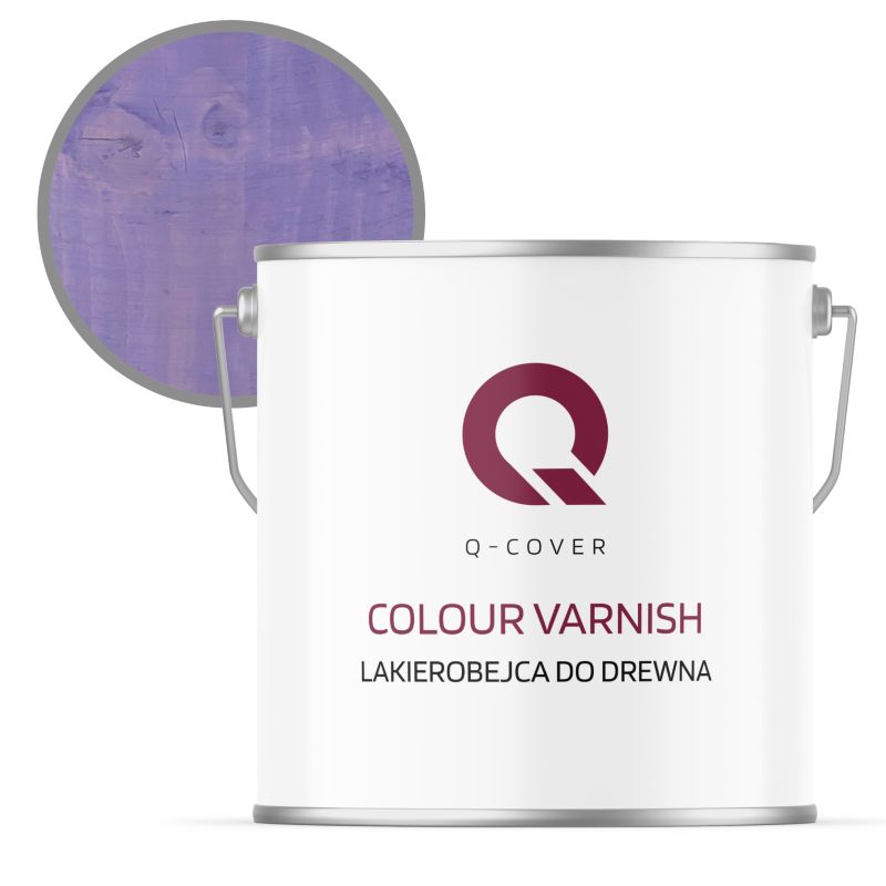 Lakierobejca do Drewna 3w1 Q-Cover Lawendowy H2629 Satyna 5L