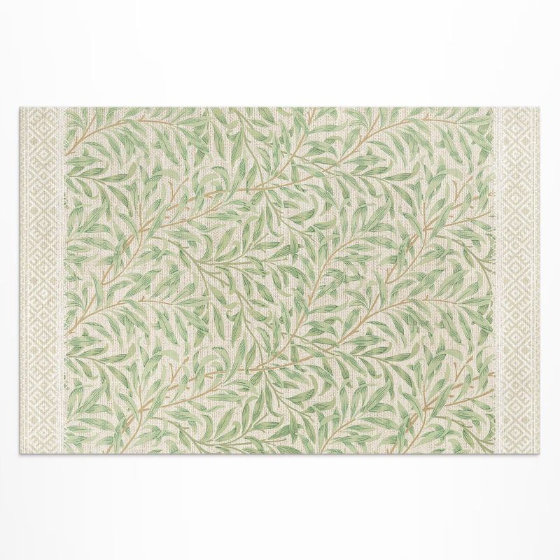 Dywan Winylowy Z Nadrukiem Wallfluent 60x90 cm Ilustracja liści 1 szt.