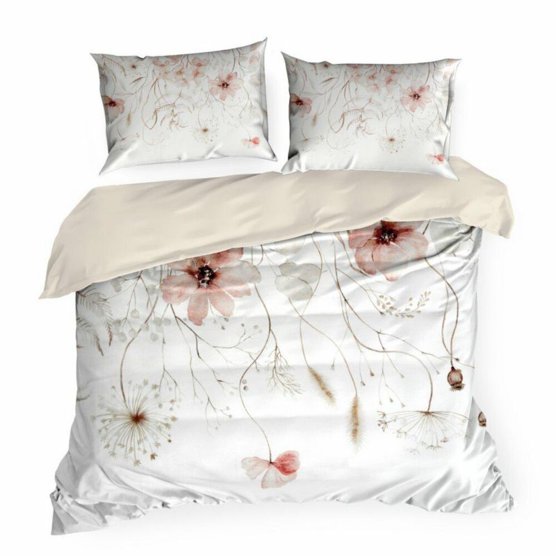 Pościel Premium24 Eurofirany 160 x 200 beżowa bawełna satynowa 1 kpl.