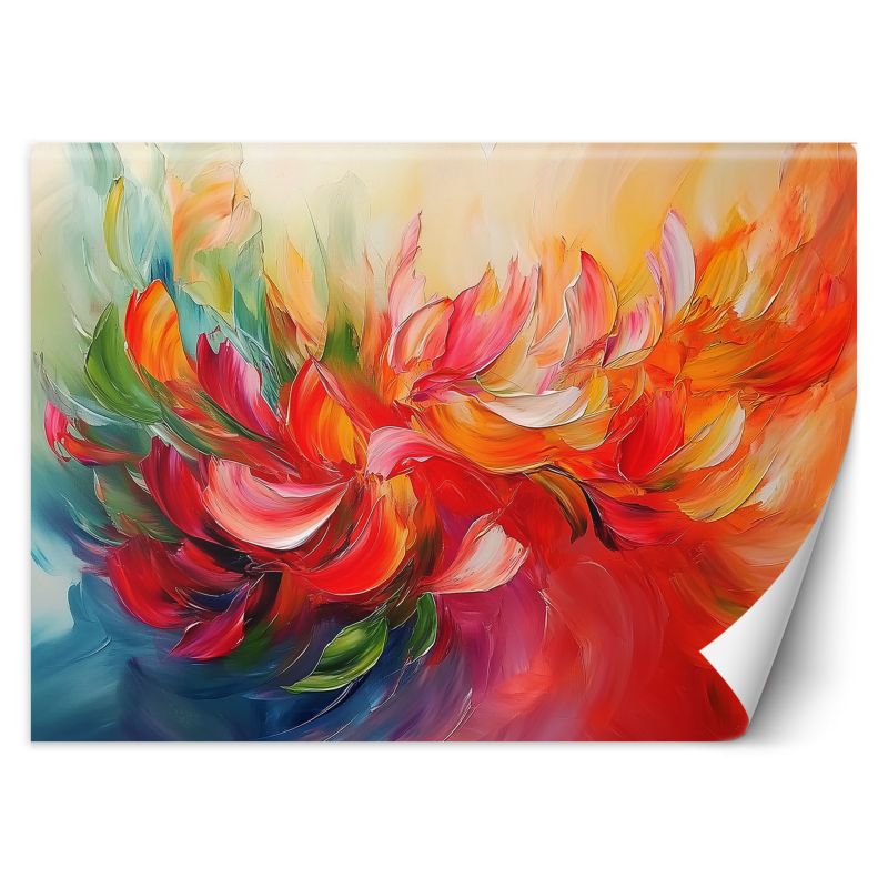 Fototapeta Feeby Kolorowa Malowana Abstrakcja 350x245 1 szt