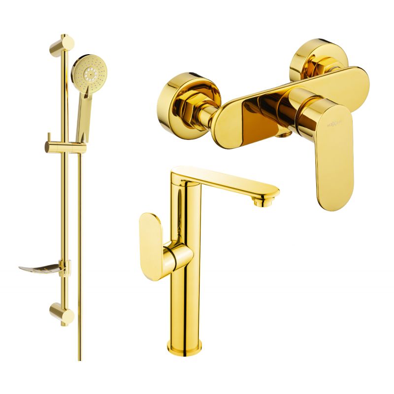 Zestaw prysznicowy Mexen Milo złoty 713154DF40-50 1 szt.