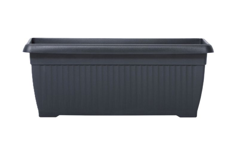 Doniczka balkonowa Prosperplast Terra antracyt DTT 60 cm 1szt