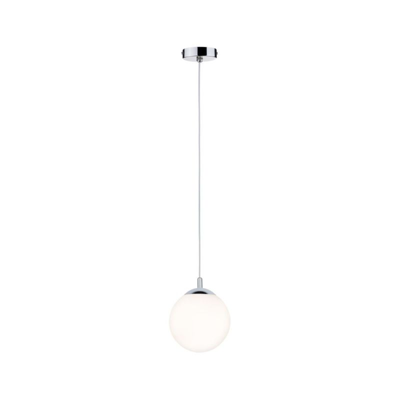 Lampa wisząca Paulmann Globe E27 20W chrom/satyna łazienkowa IP44 1 szt.