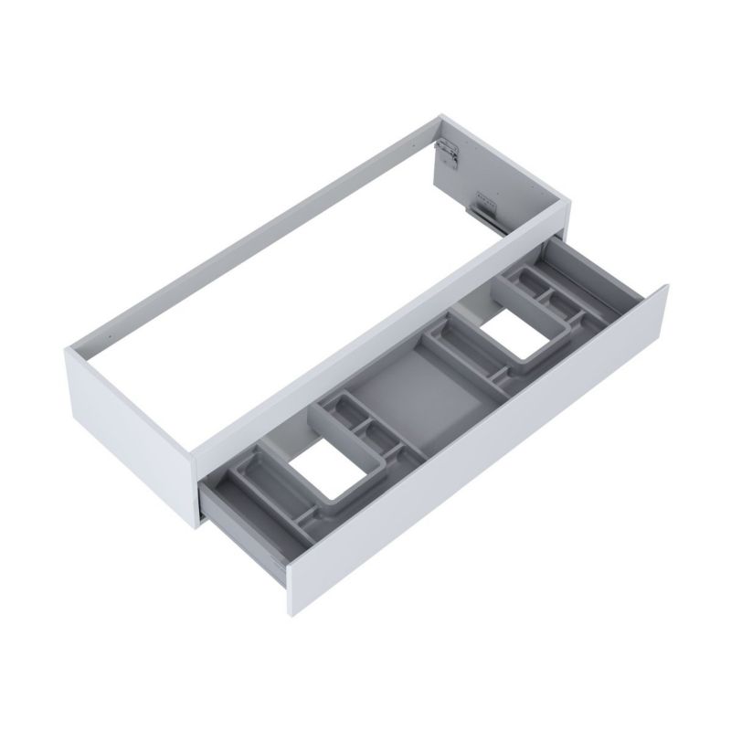 Szafka podumywalkowa 120cm Oltens Vernal szary mat organizer mdf cichy domyk 1 szt.