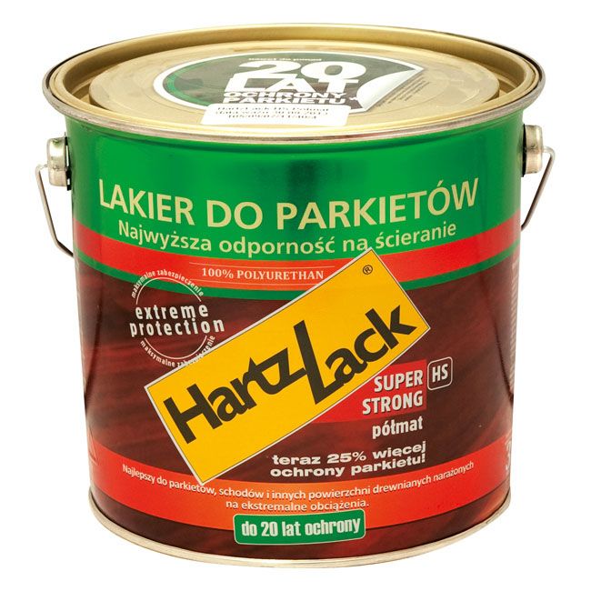 Lakier do parkietu HartzLack Super Strong półmat 3 l