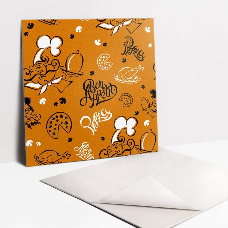 Kafelki samoprzylepne Tulup 30x30 cm Motyw bon appetit 9 szt. III