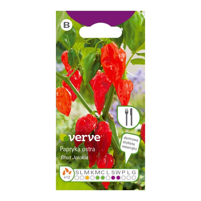 Nasiona papryka Chili Bhut Jolokia Verve
