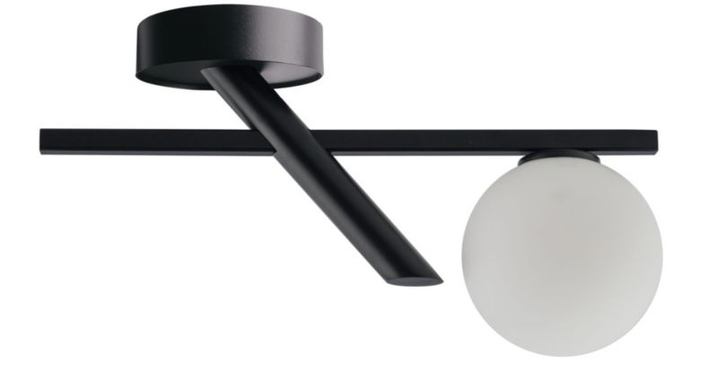 Lampa sufitowa wisząca Sigma Lighting Zoe 6729 czarno-biała dekoracyjna 1xG9 x 1 szt.