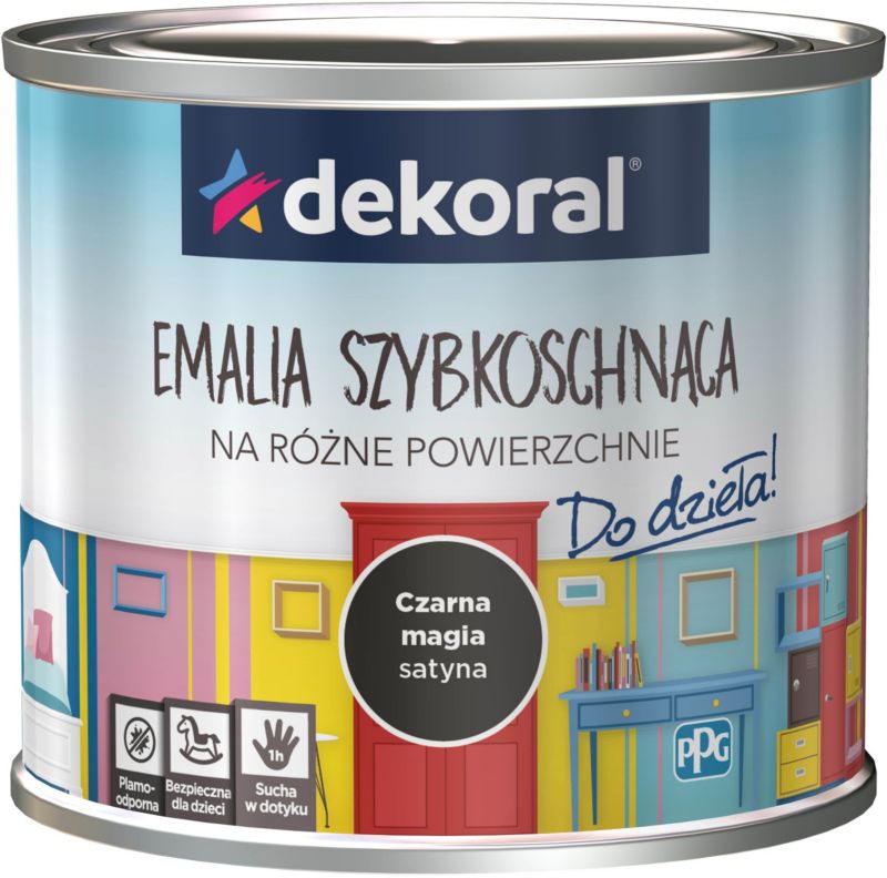 Emalia Do dzieła Dekoral czarna magia 0,5 l