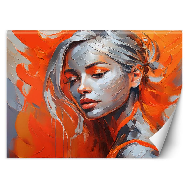 Fototapeta Feeby Kobieta Glamour Pomarańczowy 450x315 1 szt