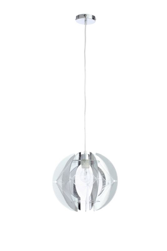 Lampa wisząca GoodHome Bastberg 31 cm E27 chrom