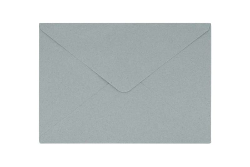 Koperty Ozdobne Neopak na zaproszenia C5 Szare EKO 50 szt.