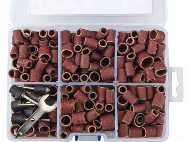 Papier ścierny do miniszlifierki Extol Premium walce P80-P240 350szt