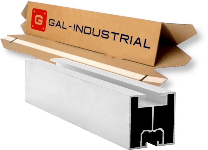 PROFIL MONTAŻOWY GAL-INDUSTRIAL PV DO PANELI SŁONECZNYCH SZYNA ALU SOLAR 230cm POD ŚRUBY T 1 szt.