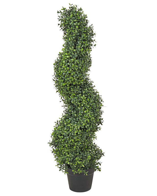 Sztuczna roślina Buxus spiral tree Zielony 1 szt.