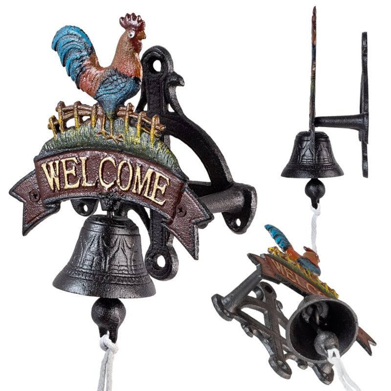 Dzwonek KADAX Żeliwny dekoracyjny WELCOME 1 szt.