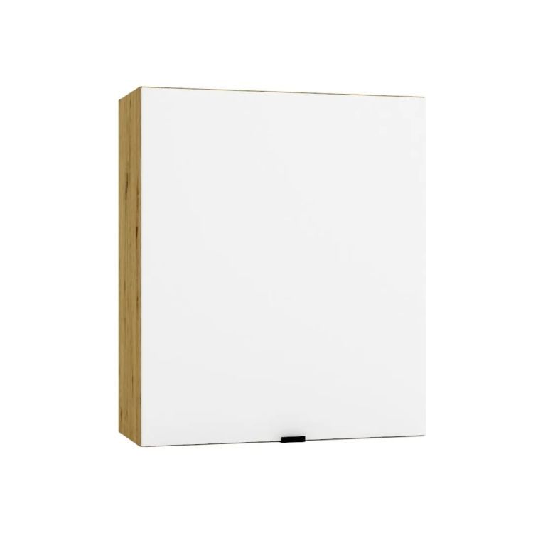 Szafka kuchenna wisząca Stolkar GIANNA W60 P/L biała alaska/dąb artisan 1 szt