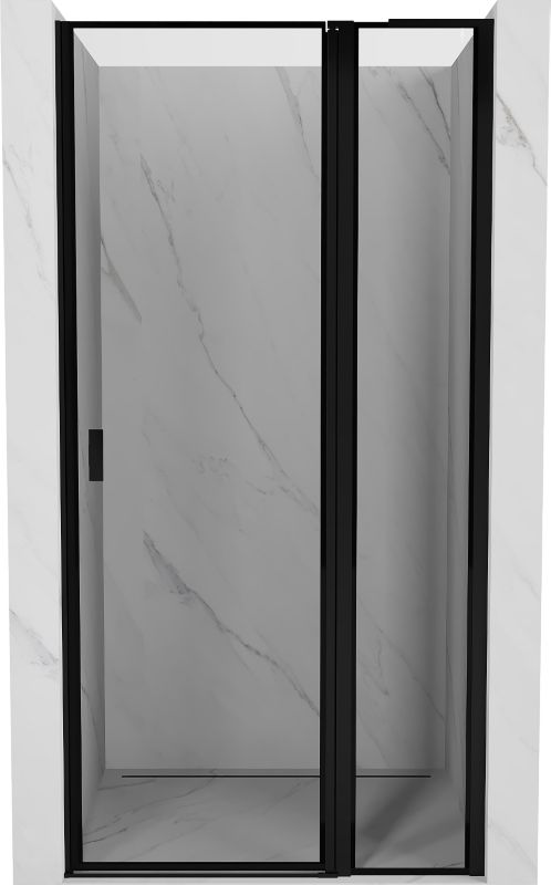 Drzwi prysznicowe Mexen Mist L czarne 110 cm 1 szt