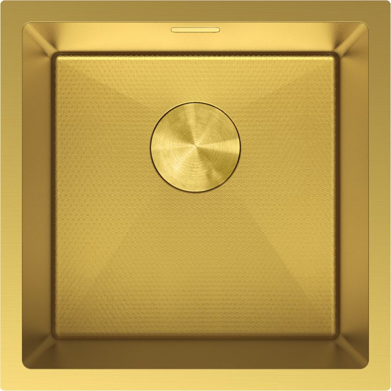 Stalowy zlewozmywak Mexen Trixo złoty 440 x 440 mm 1-komorowy 1 szt.