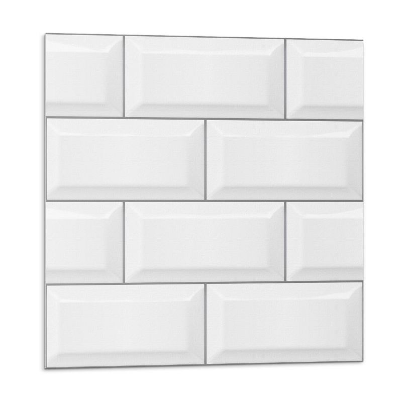 Kafelki samoprzylepne Wallfluent 20x20 cm Wzór cegieł w eleganckim wydaniu 20 szt.