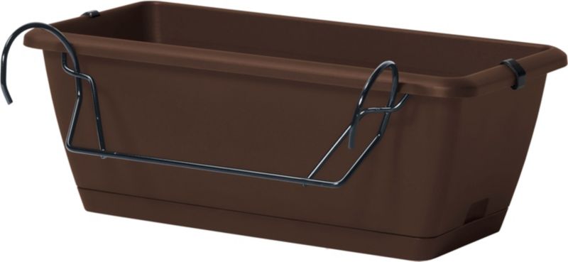 Skrzynka z uchwytem Respana 40 cm brązowa