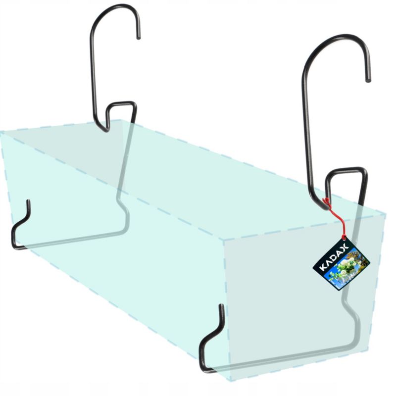 Wieszak Na Skrzynię Balkonową KADAX Uchwyt Doniczki 1szt.