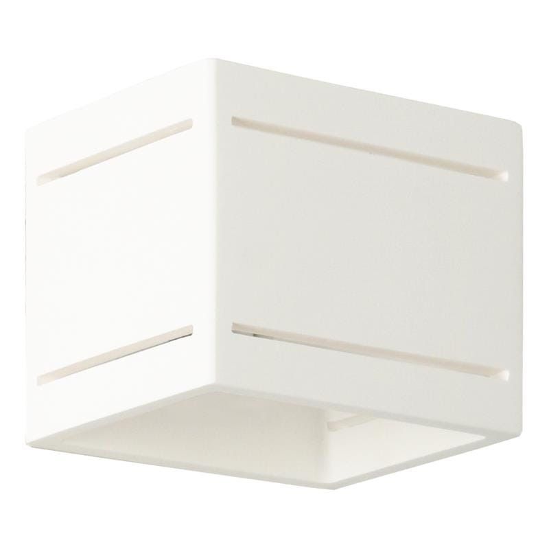 Kinkiet ścienny Lampex Mark Bia biały 1 x G9 x 40W IP20 wym: 10 x 12 x 12 cm - 1 szt.