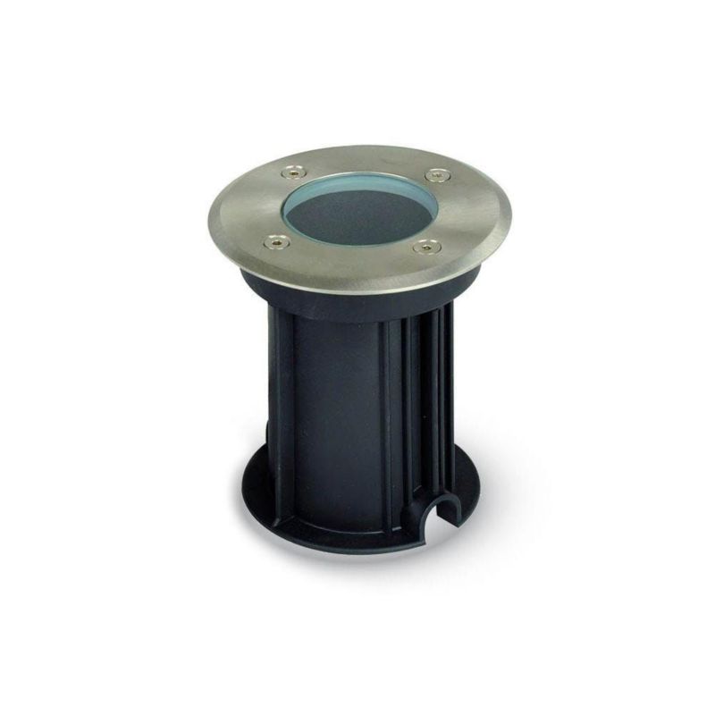 Lampa gruntowa najazdowa V-TAC 7677 srebrna 1 x GU10 x IP65 wym: 11 x 11 x 12 cm - 1 szt.