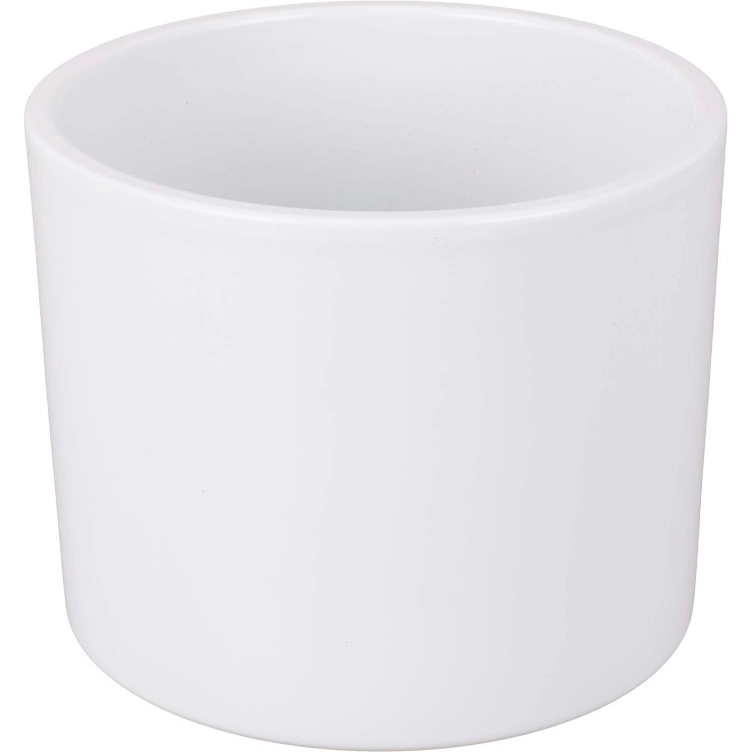 Donica Vienna biała mat - śr. 15 cm