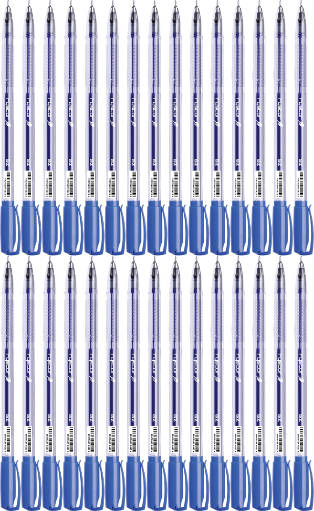 36x Długopis żelowy Rystor, GZ-031, 0.5mm, niebieski