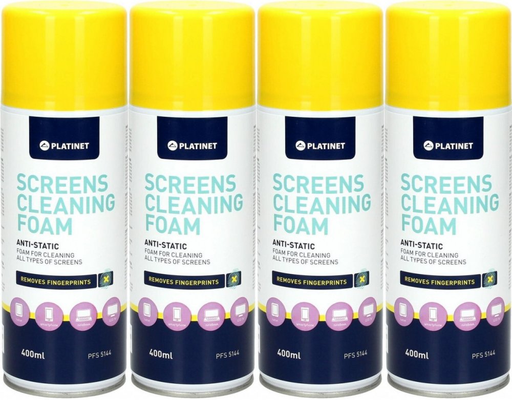 4x Pianka do czyszczenia LCD Platinet PFS5144, 400ml