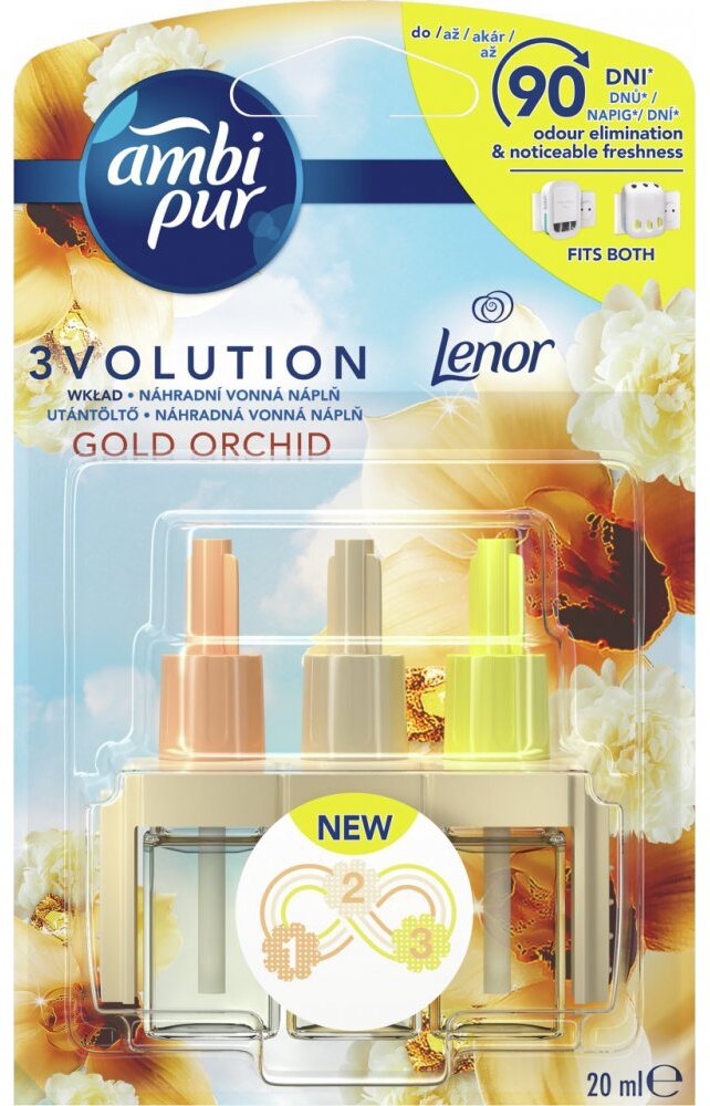 Wkład do odświeżacza powietrza Ambi Pur 3Volution Lenor Gold Orchid, 20ml