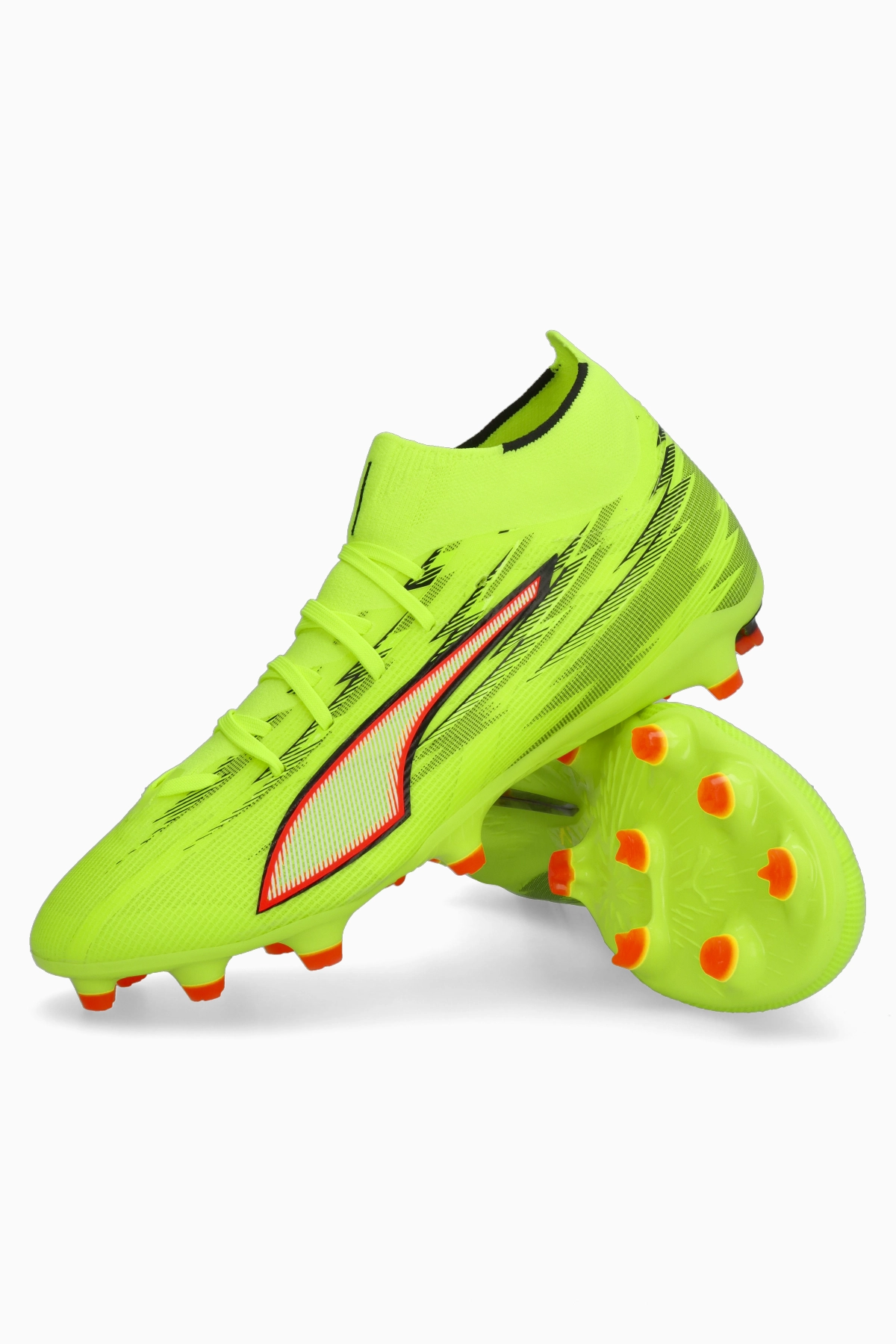 Korki Puma Ultra 6 Match+ FG/AG - Limonkowy